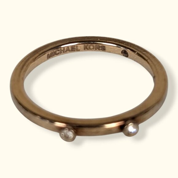 Michael Kors 2-Stone Stackable Band Ring - Picture 4 of 7